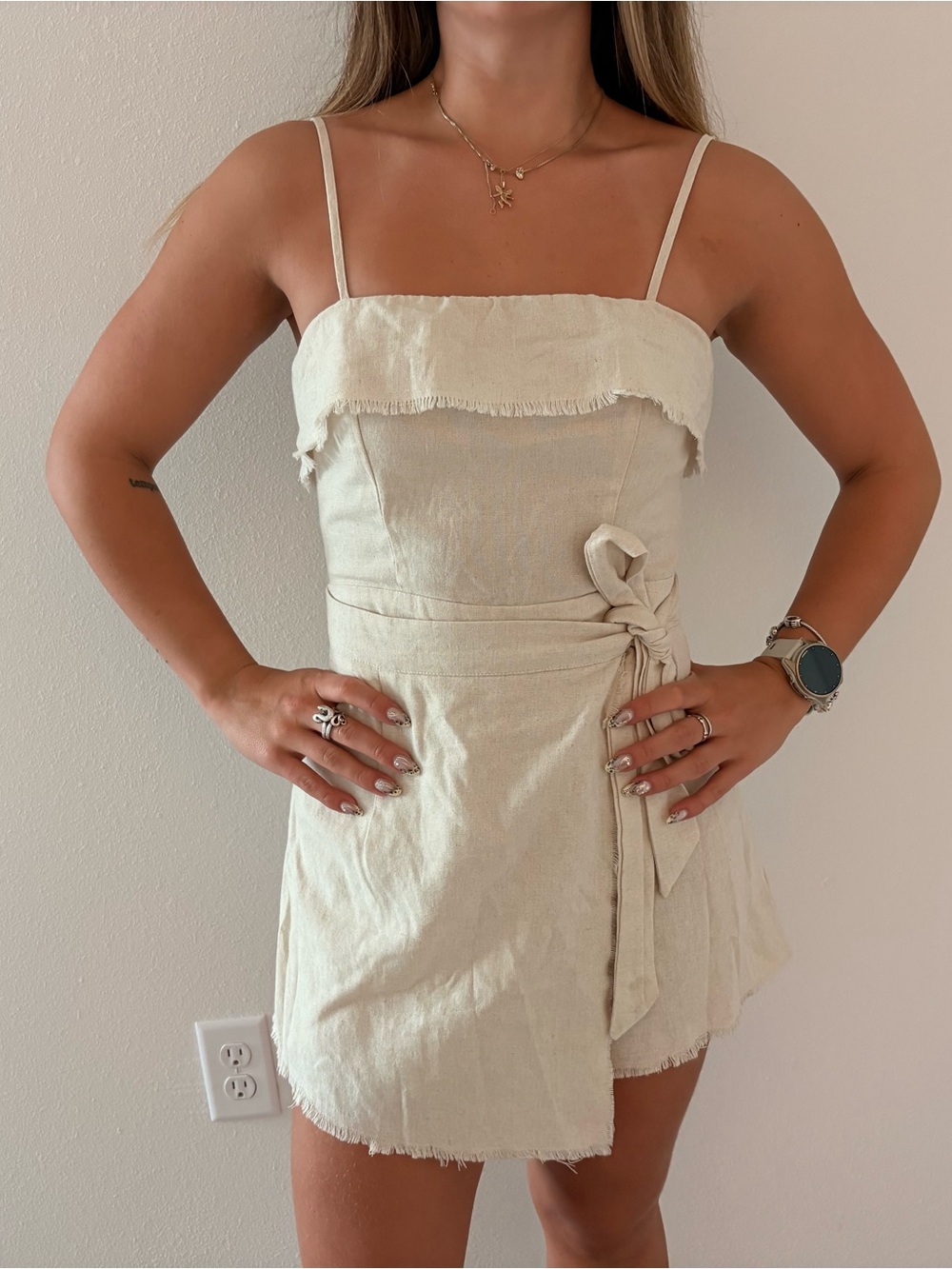 Princess Polly Linen Romper